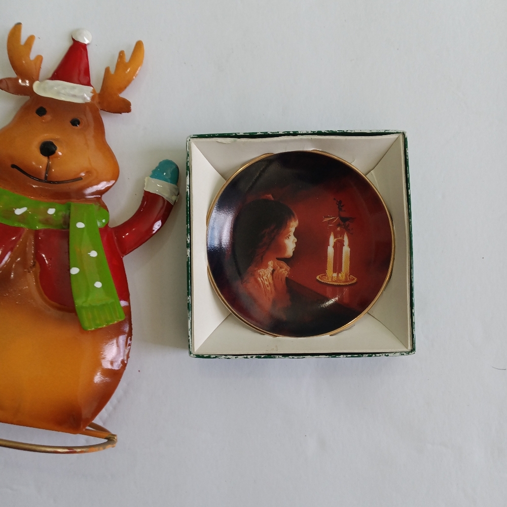 Miniature Plate "Candlelight Magic" 1994